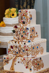   wedding cake at wedding reception,2019