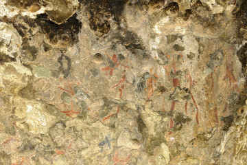 San or Bushman rock art. Free State. South Africa.