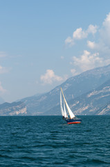 Fototapeta premium sailboat on the horizon
