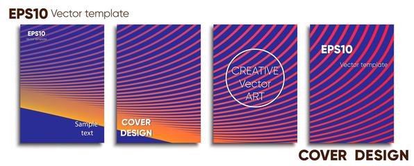 Creative colored cover. Cover design. Cool background.