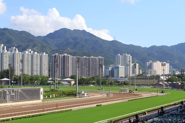 Racecourse in Hong Kong sha tin Fo Ta
