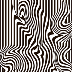 Black and white lines. Zebra background. Templates for cover, card, banner, poster.