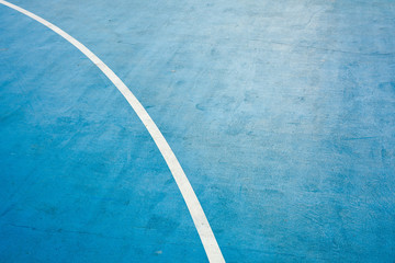 closeup basketball court