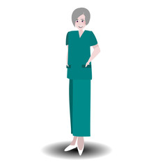   Happy International  Woman Day. Lady cartoon character  on isolated background.