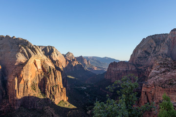 Panorama über den Zion Nationalpark, Utah, USA