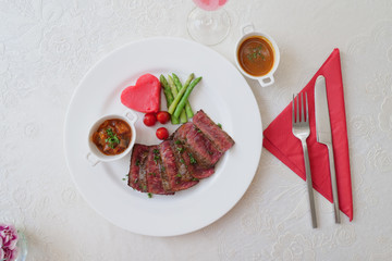 The Grilled Tenderloin Steak.