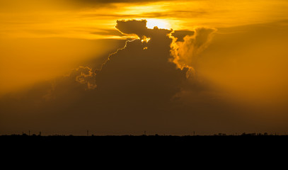 sunset in Transylvania 
