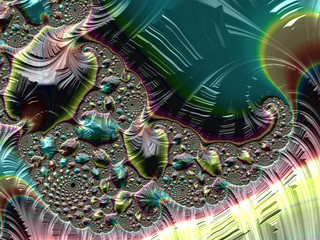 Fototapeta premium Fractals are infinitely complex patterns that are self-similar across different scales. Great for cell phone wall paper. Images of the Mandelbrot set exhibit an elaborate and infinitely complicated 