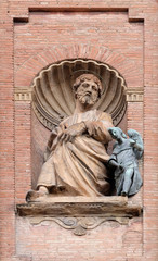 Saint Matthew the Evangelist, Church of SS. Salvatore. Bologna. Emilia-Romagna. Italy.