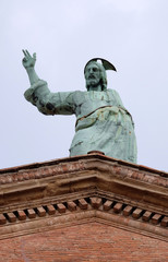 Jesus Christ Savior and Redeemer of the World, Church of SS. Salvatore. Bologna. Emilia-Romagna. Italy.