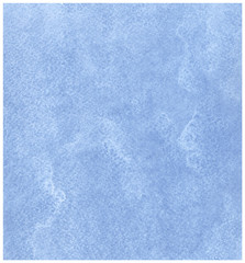 Blue watercolor background on paper texture