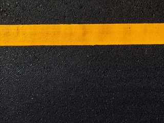 yellow lines on the road