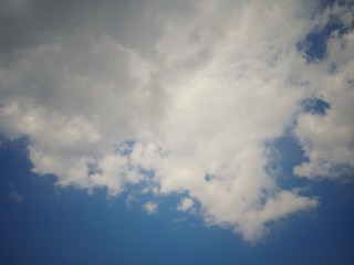 blue sky with clouds