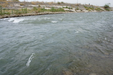 water in river