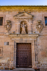 Fototapeta na wymiar door of the Convento de la Purisima , in Salamanca