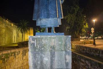 Sculpture of Aben Hazan, famous writer of Al-Andalus, Cordoba, Spain