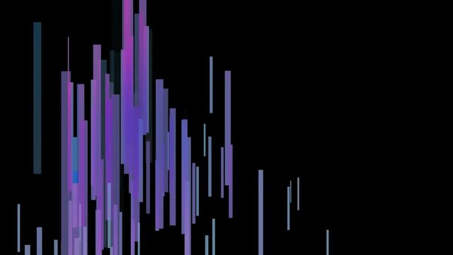 Abstract purple vertical lines background footage