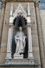 Fototapeta na wymiar Saint Philip by Nanni di Banco, Orsanmichele Church in Florence, Tuscany, Italy