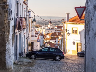 Fototapeta na wymiar Street in Palmela, Portugal