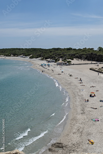 Italia Puglia Località Torre Dellorso La Spiaggia Stock