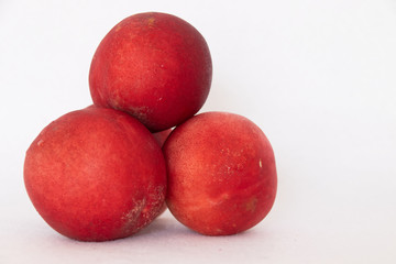 Four nectarines 