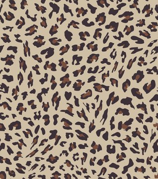 leopard seamless pattern design . vector illustration background