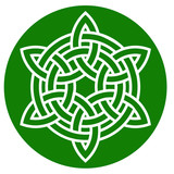 celtic knot in circle