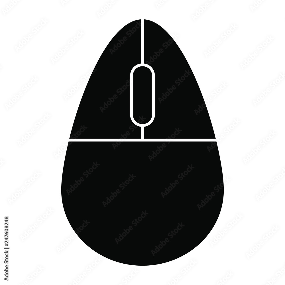 Wall mural pc mouse icon. computer mouse icon, element of business icon for mobile concept and web apps.