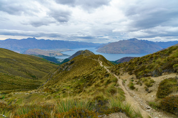 hiking the ben lomond track, view of lake wakatipu at queenstown, new zealand 7