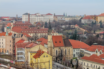 Obraz premium city ​​streets of Prague from a different angle