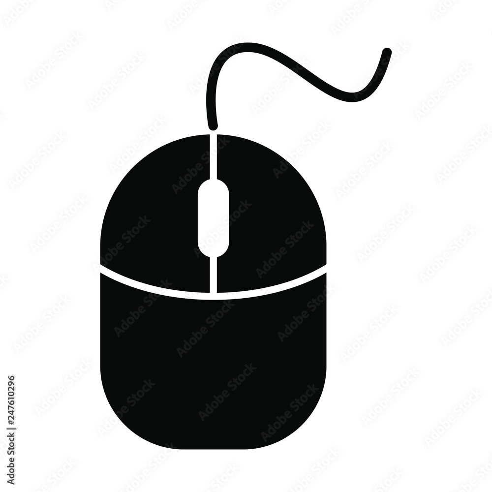 Fototapete PC mouse icon. Computer mouse icon, Element of business icon for mobile concept and web apps.