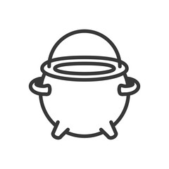 leprechaun cauldron isolated icon