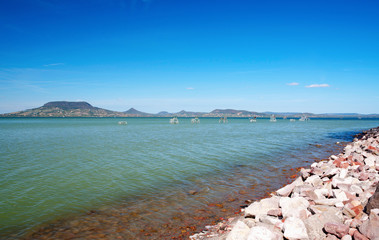 Panorama at Lake Balaton, Hungary