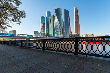 Fototapeta premium Evening Moscow City