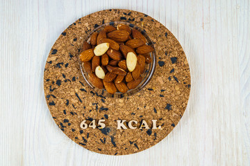 calorie nut walnut food 645 kcal 100 grams diet