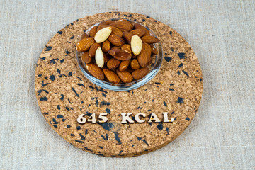 calorie nut walnut food 645 kcal 100 grams diet