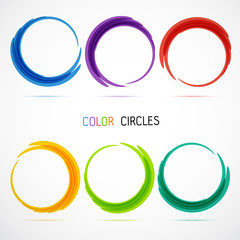 Circle set. Vector illustration. Business Abstract Circle icon. Corporate, Media, Technology styles vector logo design template. transparent