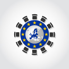 European Union round table meeting conference assembly icon