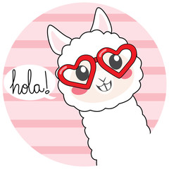 Cute Hola Llama © Kakigori Studio