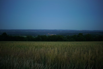 paysage du Condroz en tiers