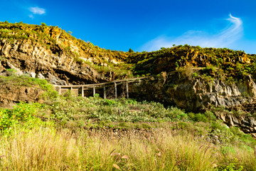 The mountains behind Güímar