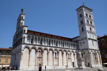 San Michele in Foro Church in Lucca, Italy