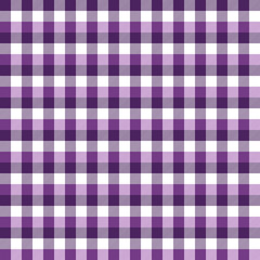 Purple Buffalo Plaid Seamless Pattern - Classic buffalo plaid pattern design