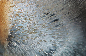 Frozen in ice water, suitable for advertising family planning