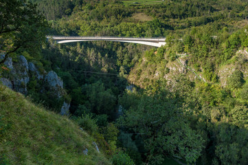 Fojba-Schlucht in Pazin in Istrien in Kroatien