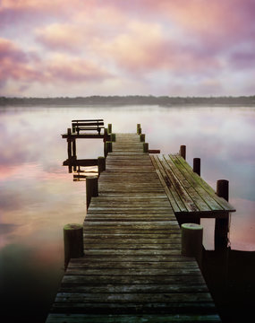 View from a pier.