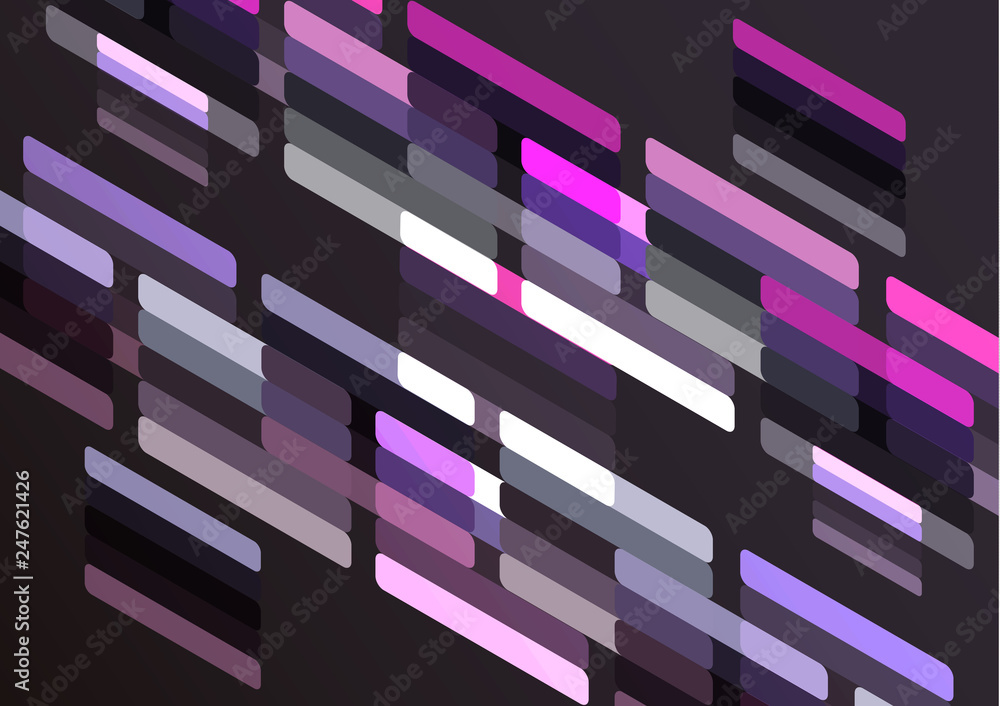 Poster bright modern isometric abstract composition of rectangles and stripes. perfect background for your 