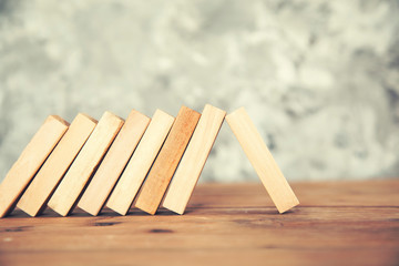 wooden cubes on table