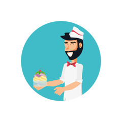 ice cream salesman avatar character