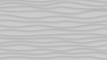 Fototapeta na wymiar Abstract background of wavy lines with shadows in gray colors